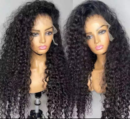 model wearing brazilian human hair wig